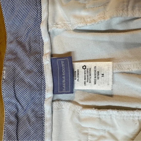 J. Crew Women's White Cropped Denim Jeans Size M Casual Straight Leg - Picture 7 of 7